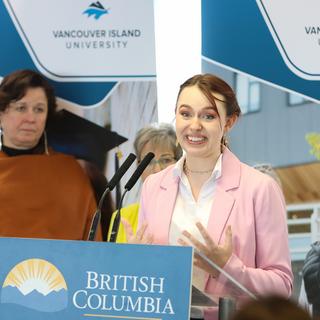 Mallory Woods, VIU student and Tuition Waiver Program participant