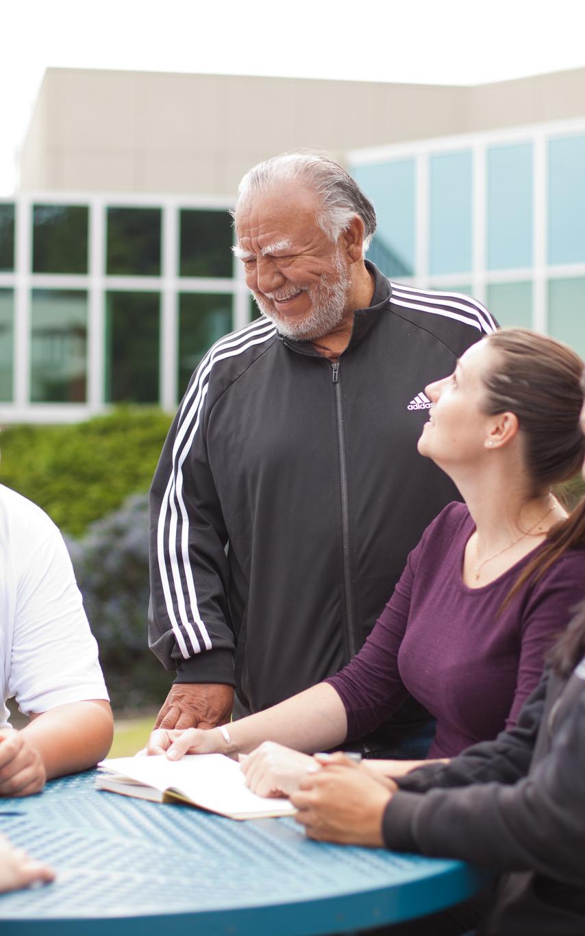 Community cousins and Uncle Gary, VIU-Elder-in-Residence